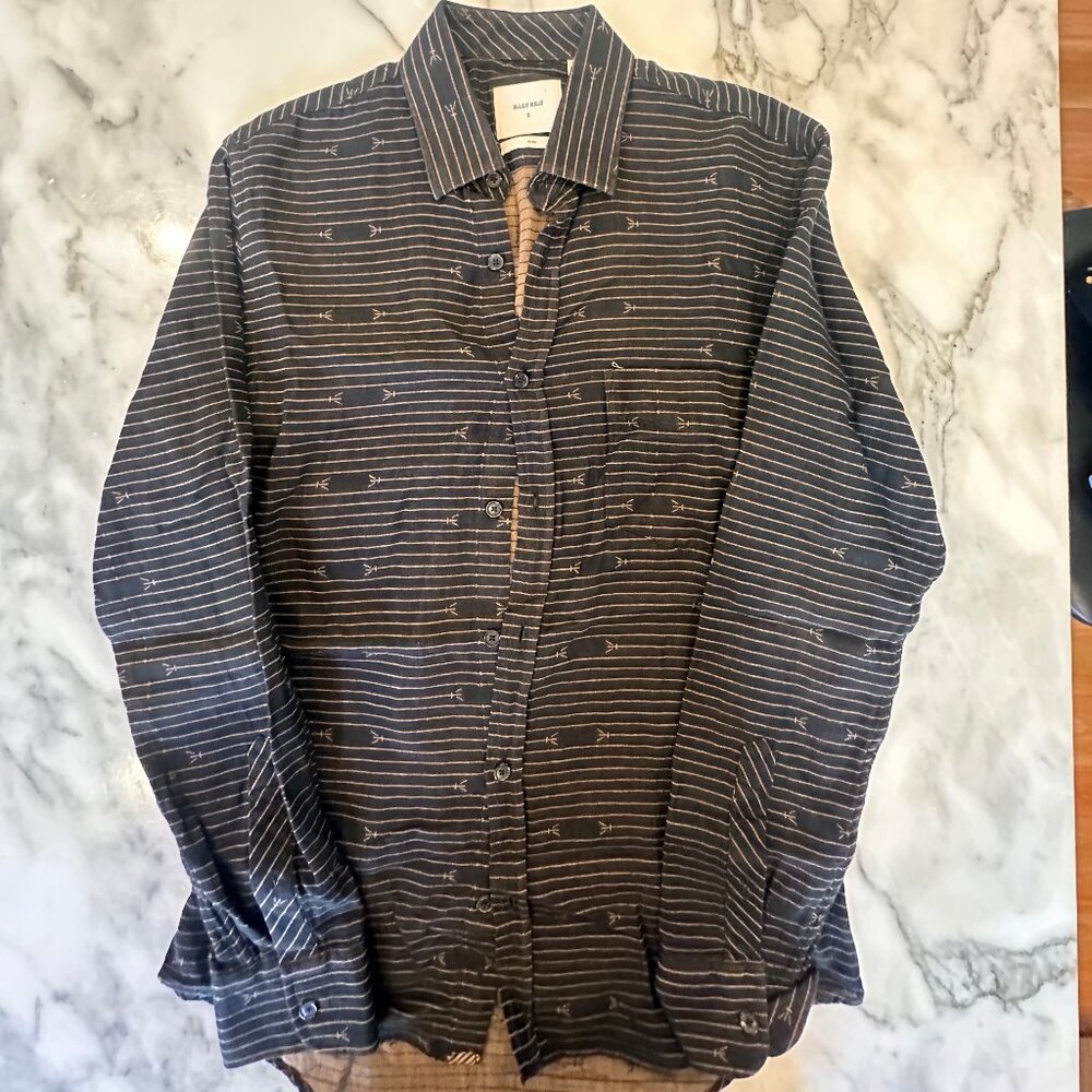 Billy Reid Slim long sleeve button up